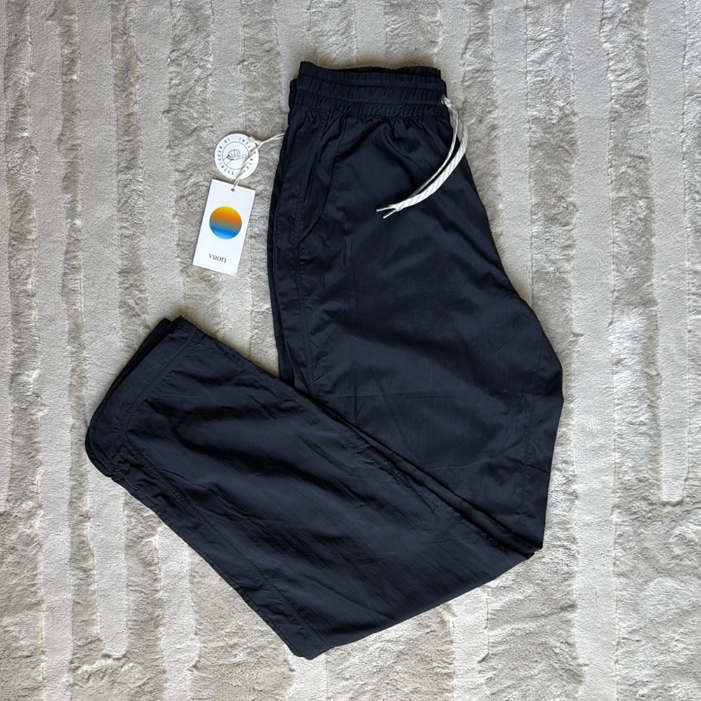 Vuori Black Track Pants Lightweight Joggers